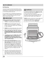 Preview for 24 page of Frigidaire 316901300 Use & Care Manual