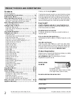 Preview for 2 page of Frigidaire 316901303 Use & Care Manual