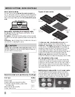 Preview for 8 page of Frigidaire 316901309 Use & Care Manual