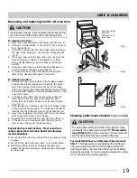 Предварительный просмотр 19 страницы Frigidaire 316902209 Use & Care Manual