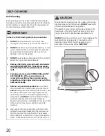 Предварительный просмотр 20 страницы Frigidaire 316902214 Use & Care Manual