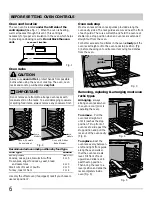 Preview for 6 page of Frigidaire 316902223 Use & Care Manual