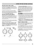 Preview for 9 page of Frigidaire 316902223 Use & Care Manual