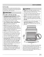 Preview for 21 page of Frigidaire 316902239 Use & Care Manual