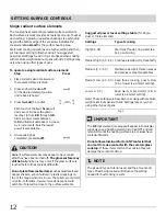 Preview for 12 page of Frigidaire 316902300 Use & Care Manual