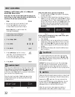 Preview for 32 page of Frigidaire 316902300 Use & Care Manual