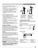 Предварительный просмотр 7 страницы Frigidaire 316902495 Installation, Use & Care