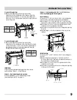 Предварительный просмотр 9 страницы Frigidaire 316902495 Installation, Use & Care