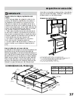 Предварительный просмотр 37 страницы Frigidaire 316902495 Installation, Use & Care