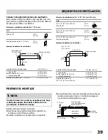 Предварительный просмотр 39 страницы Frigidaire 316902495 Installation, Use & Care