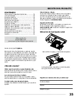 Preview for 2 page of Frigidaire 316902497 (Spanish) Manual De Uso Y Cuidado