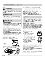 Preview for 15 page of Frigidaire 316902497 (Spanish) Manual De Uso Y Cuidado