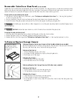 Предварительный просмотр 21 страницы Frigidaire 318200413 Use & Care Manual