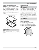 Preview for 25 page of Frigidaire 318200718 Use & Care Manual