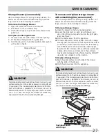 Preview for 27 page of Frigidaire 318200718 Use & Care Manual