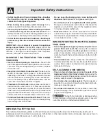 Preview for 4 page of Frigidaire 318200943 Use & Care Manual