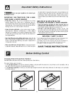 Preview for 4 page of Frigidaire 318201006 Use & Care Manual