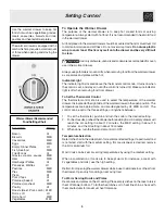 Preview for 5 page of Frigidaire 318201006 Use & Care Manual