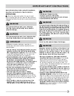 Preview for 3 page of Frigidaire 318201024 Use & Care Manual