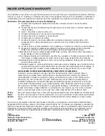 Preview for 10 page of Frigidaire 318201024 Use & Care Manual