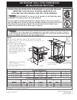 Frigidaire 318201533 Installation Instructions Manual preview