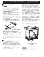 Preview for 8 page of Frigidaire 318201679 (0903) Installation Instructions Manual