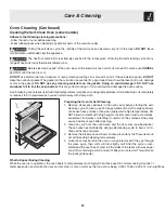 Preview for 23 page of Frigidaire 318203810 Use & Care Manual