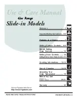 Preview for 1 page of Frigidaire 318203873 Use & Care Manual