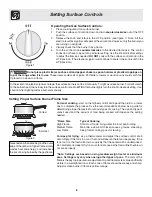 Preview for 8 page of Frigidaire 318203875 Use & Care Manual