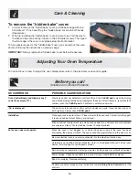 Preview for 14 page of Frigidaire 318205116 Use & Care Manual