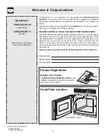 Preview for 2 page of Frigidaire 318205121 Use & Care Manual