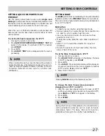 Preview for 27 page of Frigidaire 318205149 Use & Care Manual