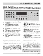 Предварительный просмотр 23 страницы Frigidaire 318205300 Use & Care Manual