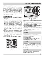 Preview for 13 page of Frigidaire 318205302 Use & Care Manual