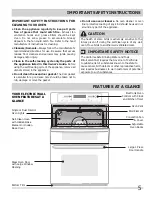 Предварительный просмотр 5 страницы Frigidaire 318205303 Important Safety Instructions Manual