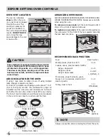 Предварительный просмотр 6 страницы Frigidaire 318205308 Use & Care Manual