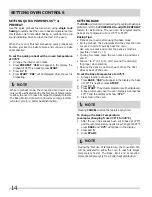 Preview for 14 page of Frigidaire 318205312 Use & Care Manual