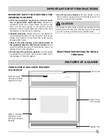 Preview for 5 page of Frigidaire 318205324 Use And Care Manual