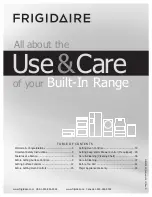 Frigidaire 318205804 Use & Care Manual preview