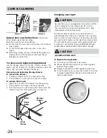 Предварительный просмотр 24 страницы Frigidaire 318205829 Use & Care Manual