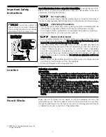 Preview for 3 page of Frigidaire 327000009 Owner'S Manual