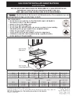 Preview for 1 page of Frigidaire 36 Installation Instructions Manual