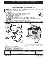 Frigidaire 40" DUAL FUEL RANGE Installation Instructions Manual preview