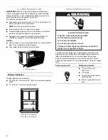 Preview for 4 page of Frigidaire 66121330 Use & Care Manual