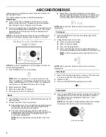 Preview for 8 page of Frigidaire 66121330 Use & Care Manual