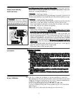Предварительный просмотр 3 страницы Frigidaire 66129900793 Owner'S Manual