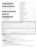 Preview for 1 page of Frigidaire A Installation Instructions Manual