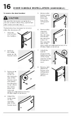 Предварительный просмотр 16 страницы Frigidaire A13110307 Use & Care Manual