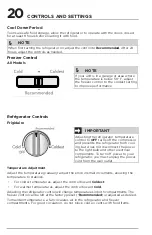 Предварительный просмотр 20 страницы Frigidaire A13110307 Use & Care Manual