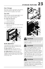 Предварительный просмотр 23 страницы Frigidaire A13110307 Use & Care Manual